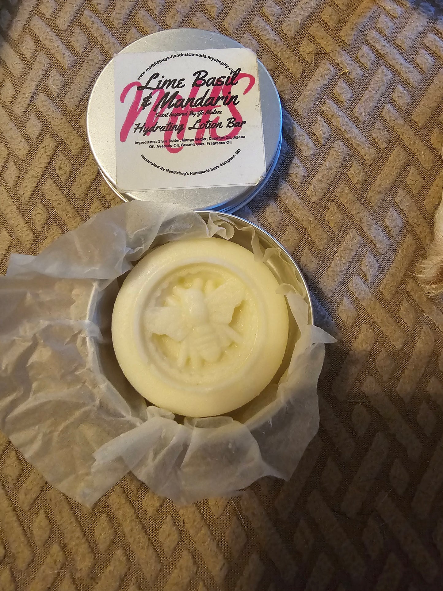 Hydrating Solid Lotion Bar